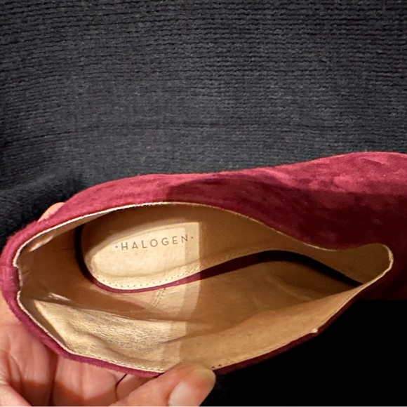 Purple peep toe bootie - Picture 2 of 7